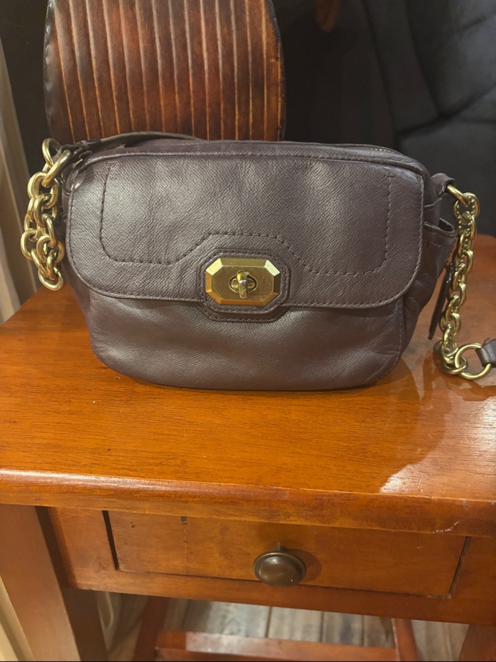 Coach Campbell Turnlock Camera Bag (F24843)